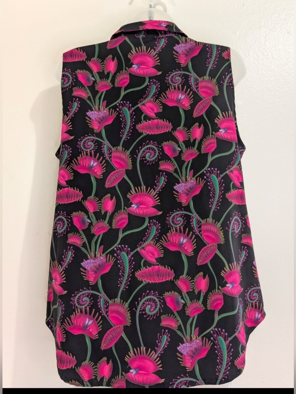 Blackmilk Venus Fly Trap Dark Academia Whimisgoth Witchy Edgy Botanical Top M - Picture 7 of 11